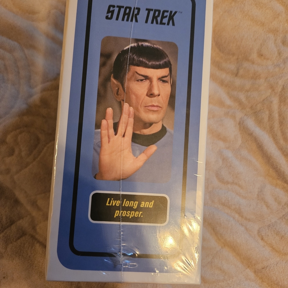 Blue and White Star Trek Mr. Spock Collectible Figure - Picture 3 of 5